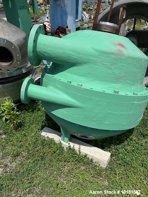 Used Dorr-Oliver Stainless Steel Disc Nozzle Centrifuge, Model PCH30. 71,019 kg/hr max. flow rate; 2,750 RPM max. bowl speed; 341 psi @ 430°F max. working pressure; 316 stainless steel casing; 317L s...