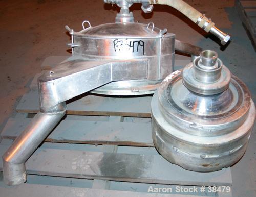 Used Stainless Steel Sharples Nozzlejector Centrifuge