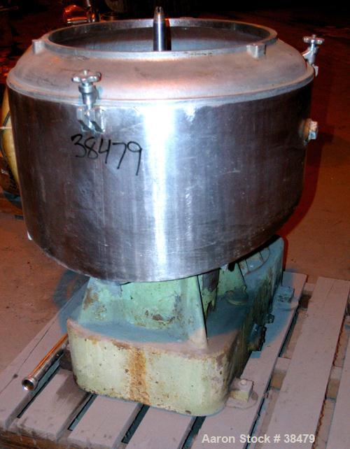 Used- Stainless Steel Sharples Nozzlejector Centrifuge