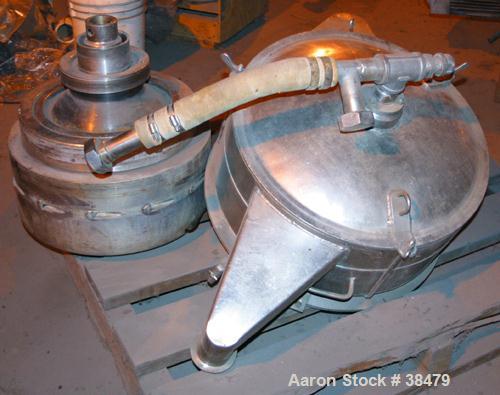 Used Stainless Steel Sharples Nozzlejector Centrifuge
