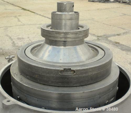 Used Stainless Steel Sharples Nozzlejector Centrifuge, Type DM-E-1624-19-E-2633