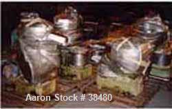 Used Stainless Steel Sharples Nozzlejector Centrifuge, Type DM-E-1624-19-E-2633