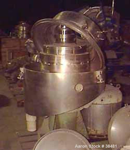 Used Stainless Steel Sharples Nozzle-Jector Centrifuge