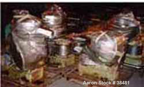 Used Stainless Steel Sharples Nozzle-Jector Centrifuge