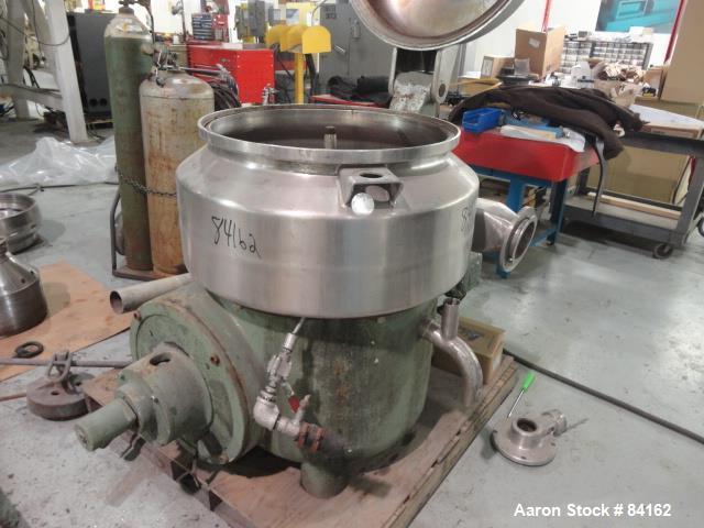 Used Stainless Steel Westfalia Nozzle Disc Centrifuge, HDA-75-06-016 
