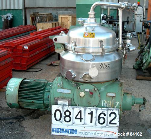 Used Stainless Steel Westfalia Nozzle Disc Centrifuge, HDA-75-06-016 