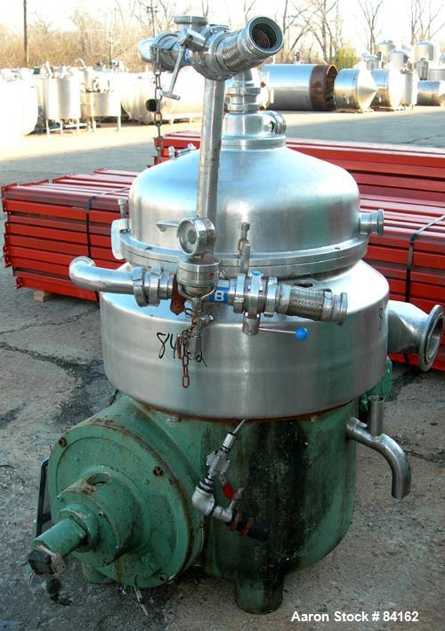 Used Stainless Steel Westfalia Nozzle Disc Centrifuge, HDA-75-06-016 