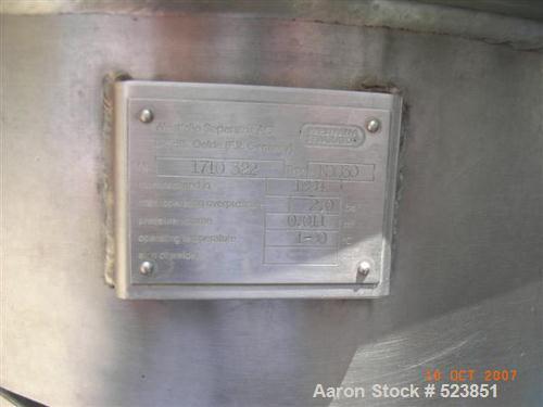 USED: Westfalia KDB-30-02-076 nozzle "Quark" centrifuge, 316 stainlesssteel construction on product contact areas. Light phase centripetalpump liquid discharge, heavy gravity overflow, direct driveco...