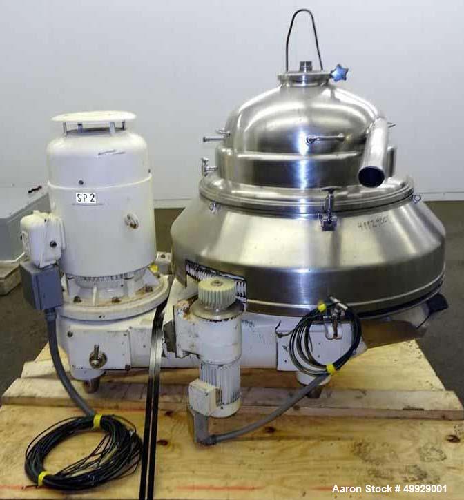 Used Westfalia Nozzle Disc Centrifuge