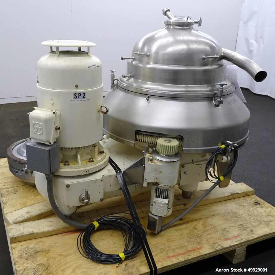 Used Westfalia Nozzle Disc Centrifuge