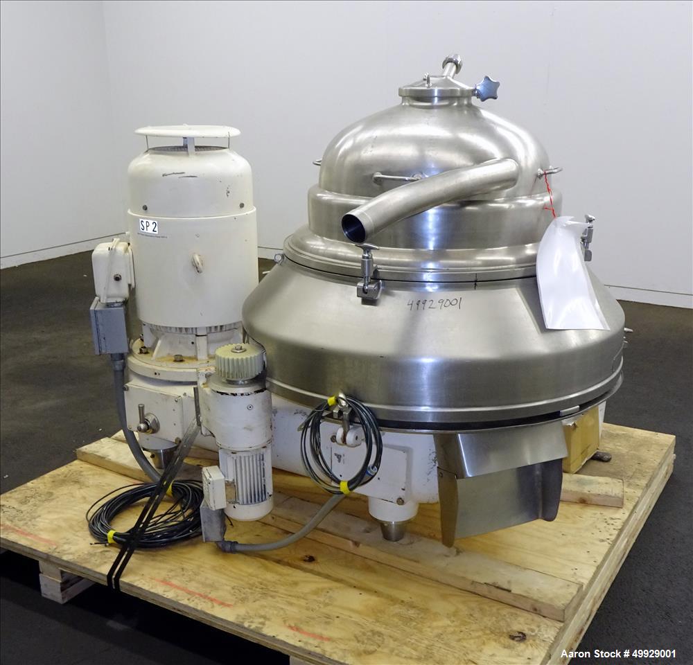 Used Westfalia Nozzle Disc Centrifuge