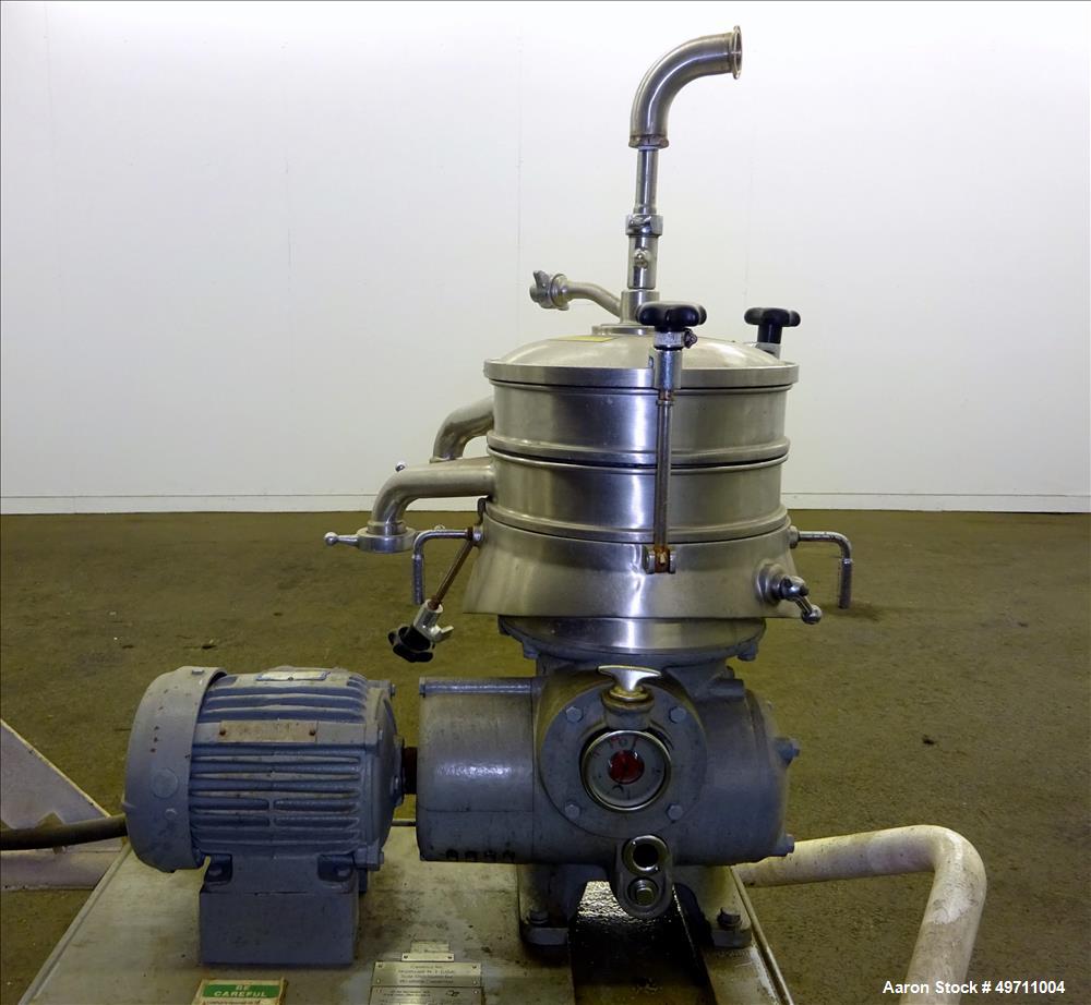 Used Westfalia Lab Nozzle Disc Centrifuge