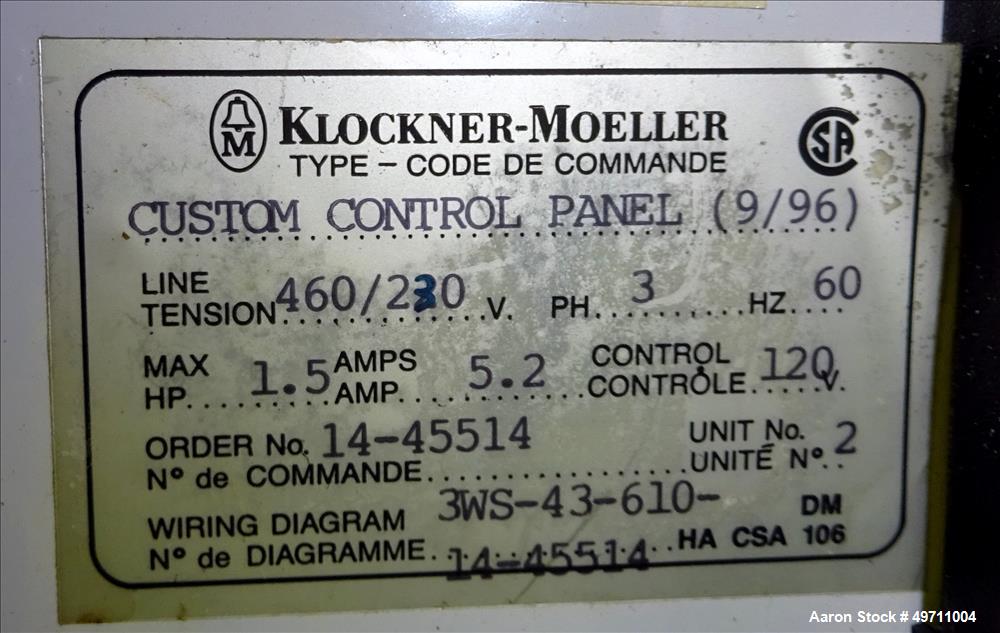 Used Westfalia Lab Nozzle Disc Centrifuge