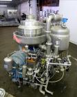 Used Alfa-Laval BTUX-51OT-34CEP-60 Nozzle Disc Centrifuge, 316 stainless Steel (product contact areas), clarifier design (Liquid/solids separation), centripetal pump liquid discharge, driven by a 45 ...