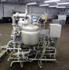 Used Alfa-Laval BTUX-51OT-34CEP-60 Nozzle Disc Centrifuge, 316 stainless Steel (product contact areas), clarifier design (Liquid/solids separation), centripetal pump liquid discharge, driven by a 45 ...