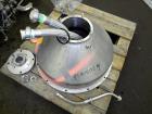 Used Alfa-Laval BTUX-51OT-34CEP-60 Nozzle Disc Centrifuge, 316 stainless Steel (product contact areas), clarifier design (Liquid/solids separation), centripetal pump liquid discharge, driven by a 45 ...