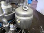 Used Alfa-Laval BTUX-51OT-34CEP-60 Nozzle Disc Centrifuge, 316 stainless Steel (product contact areas), clarifier design (Liquid/solids separation), centripetal pump liquid discharge, driven by a 45 ...