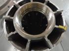 Used Alfa-Laval BTUX-51OT-34CEP-60 Nozzle Disc Centrifuge, 316 stainless Steel (product contact areas), clarifier design (Liquid/solids separation), centripetal pump liquid discharge, driven by a 45 ...