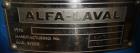 Used Alfa Laval Disc Nozzle Centrifuge, Model FEUX-412