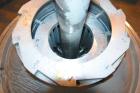 USED: Dorr Oliver Merco Nozzle Disc Centrifuge, Model B-30, 317 stainless steel rotor assembly.Max bowl speed 2550 rpm, bronze housing, base with hoist, 125 hp, 3/60/460 volt, drive motor, electric s...