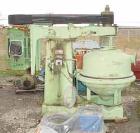 USED: Dorr Oliver/Merco BH-30 nozzle disc centrifuge. Max bowl speed 3300 rpm, stainless steel rotor assembly, bronze housing, spindle bearing assembly, stand and hoist frame, 150 hp drive motor 460/...
