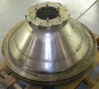 USED: Dorr Oliver Merco BH-36 nozzle disc centrifuge. Ferralium 225 rotor assembly, bronze housing. Driven by a 150 hp, 3/60/460 volt, 1760 rpm motor, 2600 rpm bowl speed. Includes control panel, bas...
