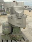 Used Stainless Steel Sharples Nozzlejector Centrifuge, Type DM-E-1624-19-E-2633