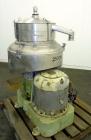 Used Stainless Steel Sharples Nozzle-Jector Centrifuge