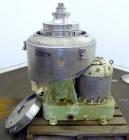 Used- Stainless Steel Sharples Nozzle-Jector Centrifuge