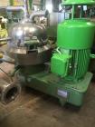 Used- Westfalia DA-100-76-117 Nozzle Disc Centrifuge. Stainless steel construction (product contact areas), max bowl speed 3...