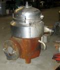 USED: Westfalia HDA-75-06-016 nozzle centrifuge. Stainless steel contacts. 60 hp motor, 3/60/230-460. 5500 rpm, solids 1.03 kg/dm3. Frame serial #1649842.