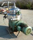 Used Stainless Steel Westfalia Nozzle Disc Centrifuge, HDB-75-06-016