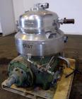 Used Stainless Steel Westfalia Nozzle Disc Centrifuge, HDB-75-06-016