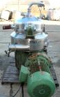 Used Stainless Steel Westfalia Nozzle Disc Centrifuge, HDB-75-06-016