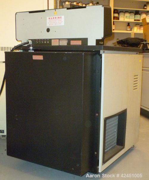 Used Sorvall Refrigerated Superspeed Centrifuge, Model RC-5B. 8 station chamber measures 16" diameter x 13" deep. 30 Amp, 60 Hertz, 208 Volt, 4368 Watts. Manually operated time controls up to 120 min...