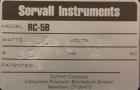 Used Sorvall Refrigerated Superspeed Centrifuge, Model RC-5B. 8 station chamber measures 16