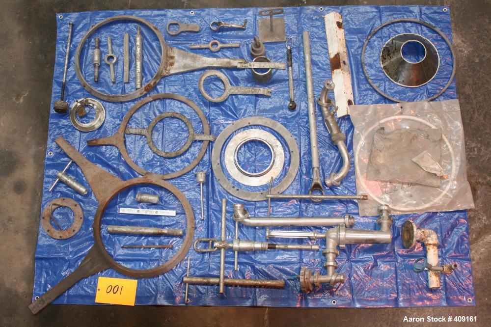 Used Westfalia Centrifuge Parts consisting of (Skids 001,005,010,014,022,023,027)