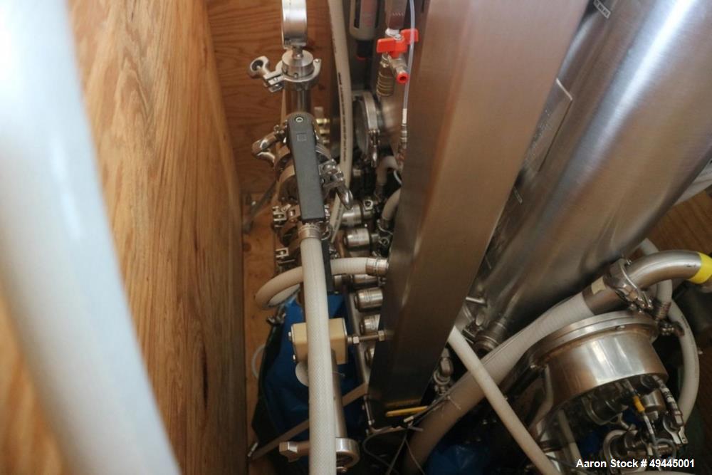 Used Celeros Separation Centrifuge, Model APD-125. 5Kg Capacity. 17,000 rpm. Max solids S.G. 1.50. Operating temperature range 5-40 degrees C. Max internal case pressure 2 bar. 480 VAC. 3 phase. 30 A...