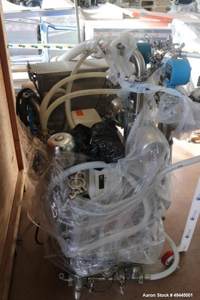 Used Celeros Separation Centrifuge, Model APD-125. 5Kg Capacity. 17,000 rpm. Max solids S.G. 1.50. Operating temperature range 5-40 degrees C. Max internal case pressure 2 bar. 480 VAC. 3 phase. 30 A...