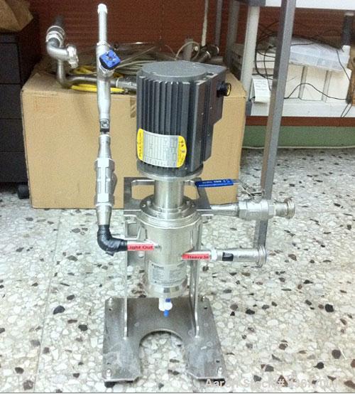 Used CINC Centrifugal Separator/Extractor, Model V-02.  316 Stainless steel, designed for liquid separation.  Includes controller. Manufactured 2010.