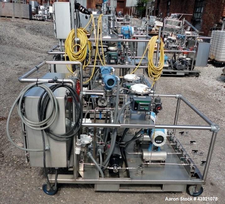 Used Cinc Industries Three Stage Counter Current Extraction Unit Consisting Of: (1) Cinc vertical centrifuge, model V-02, hastelloy C construction, 5 cm rotor diameter, rated up to 0.53 gallon per mi...