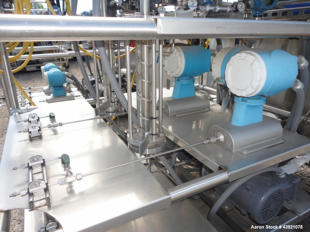 Used Cinc Industries Three Stage Counter Current Extraction Unit Consisting Of: (1) Cinc vertical centrifuge, model V-02, hastelloy C construction, 5 cm rotor diameter, rated up to 0.53 gallon per mi...