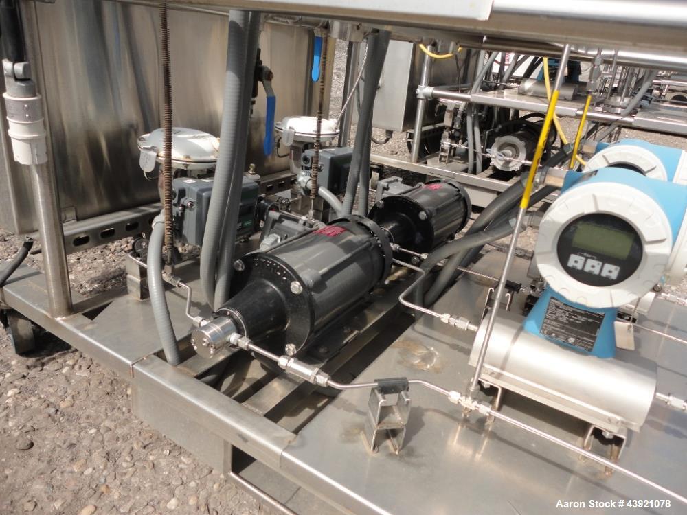 Used Cinc Industries Three Stage Counter Current Extraction Unit Consisting Of: (1) Cinc vertical centrifuge, model V-02, hastelloy C construction, 5 cm rotor diameter, rated up to 0.53 gallon per mi...