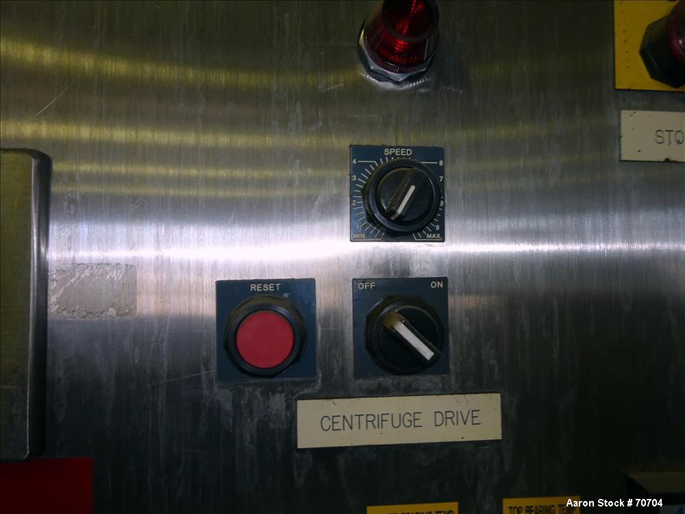 Used Carr HC-12 High Centrate Solid Bowl Centrifuge