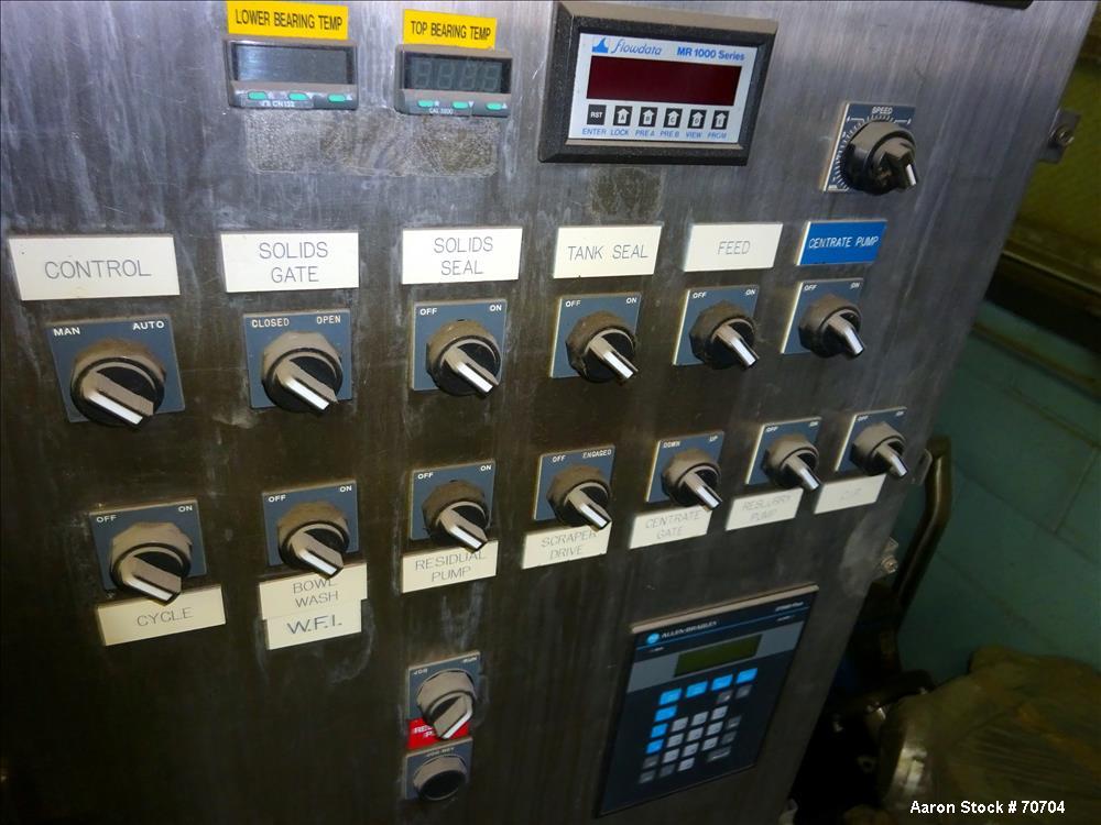 Used Carr HC-12 High Centrate Solid Bowl Centrifuge