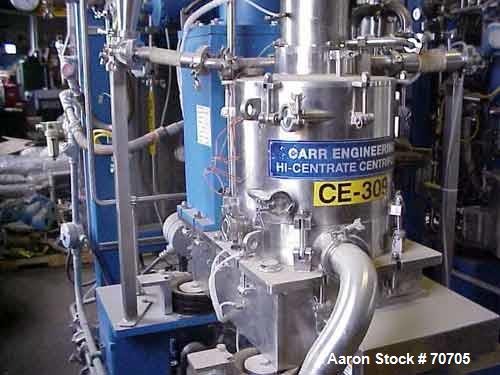 Used Stainless Steel High Centrate Solid Bowl Centrifuge