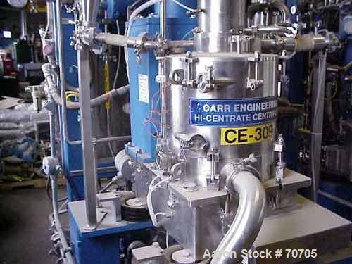 Used Stainless Steel High Centrate Solid Bowl Centrifuge