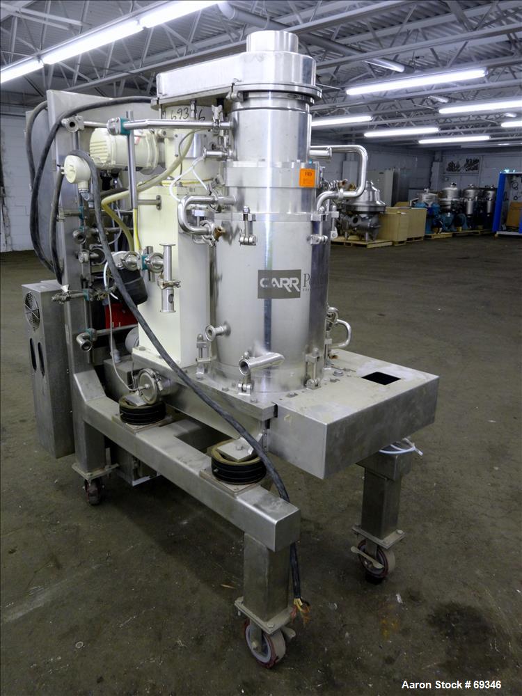 Used Carr P-12 Powerfuge Solid Bowl Centrifuge