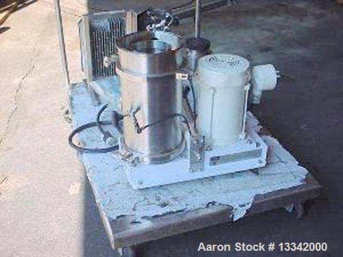 Used-Carr Pilot Powerfuge Solid Bowl Ultra Centrifuge. Stainless steel construction with titanium bowl assembly. Bowl volume...