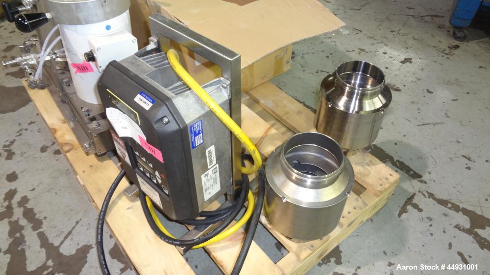 Used- Carr Powerfuge Pilot Seperation System. 316L Stainless steel/Titanium Ti-6AL-4V construction (product contact areas). ...